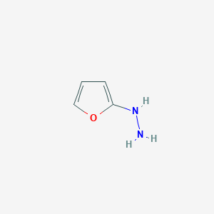 molecular formula C4H6N2O B13857526 Hydrazine, 2-furanyl- 