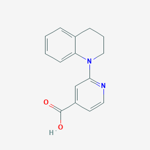 2-[3,4-Dihydro-1(2H)-quinolinyl]isonicotinic acid