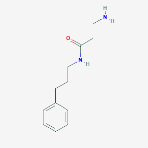 molecular formula C12H18N2O B13857561 3-amino-N-(3-phenylpropyl)propanamide 