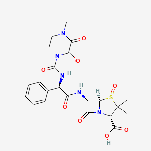 molecular formula C23H27N5O8S B13857579 PiperacillinSulfoxide 