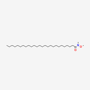 molecular formula C28H57NO2 B13857630 N-Methoxy-N-methylhexacosanamide 