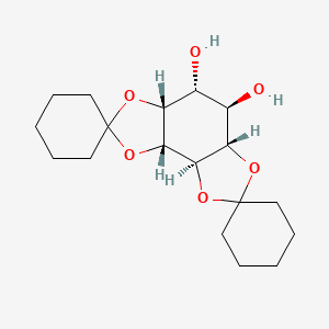 molecular formula C18H28O6 B13857631 1,2-5,6-di-O-cyclohexylidene-myo-inositol 