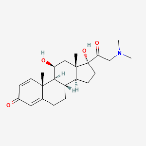 molecular formula C23H33NO4 B13857638 Prednisolone 21-Dimethylamine 