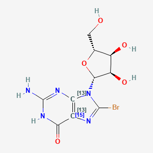 8-Bromoguanosine-13C2,15N