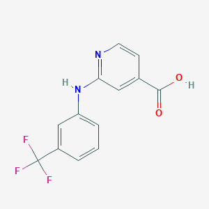 2-{[3-(Trifluoromethyl)phenyl]amino}isonicotinic acid