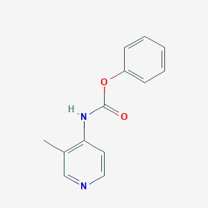 molecular formula C13H12N2O2 B13857656 phenyl N-(3-methylpyridin-4-yl)carbamate 
