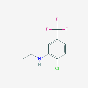 [2-Chloro-5-(trifluoromethyl)phenyl]ethylamine