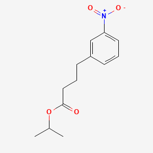 molecular formula C13H17NO4 B13857691 Isopropyl-4-(3-nitrophenyl)butyrate 