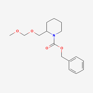 molecular formula C16H23NO4 B13857696 Benzyl 2-(methoxymethoxymethyl)piperidine-1-carboxylate 