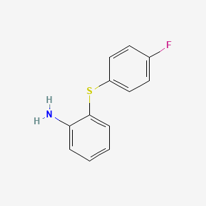 molecular formula C12H10FNS B1385787 2-((4-Fluorophenyl)thio)aniline CAS No. 3169-85-5