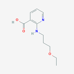 2-[(3-Ethoxypropyl)amino]nicotinic acid