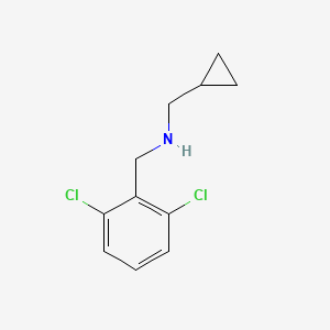 (Cyclopropylmethyl)[(2,6-dichlorophenyl)methyl]amine