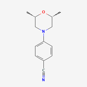 4-(cis-2,6-Dimethylmorpholino)benzonitrile