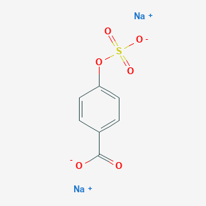 molecular formula C7H4Na2O6S B13857964 disodium;4-sulfonatooxybenzoate 