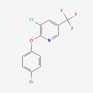 2-(4-Bromophenoxy)-3-chloro-5-(trifluoromethyl)pyridine