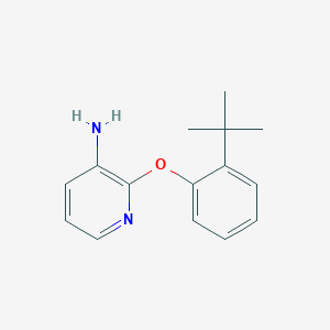 molecular formula C15H18N2O B1385804 2-(2-Tert-butylphenoxy)pyridin-3-amine CAS No. 861673-68-9
