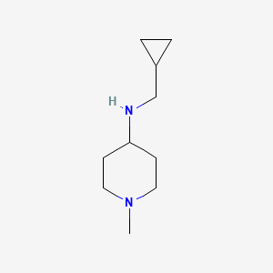 molecular formula C10H20N2 B1385809 N-(cyclopropylmethyl)-1-methylpiperidin-4-amine CAS No. 1019506-96-7