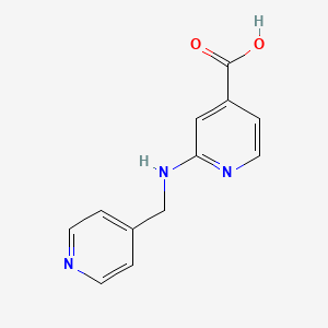 2-[(4-Pyridinylmethyl)amino]isonicotinic acid