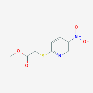 molecular formula C8H8N2O4S B1385817 Methyl 2-[(5-nitro-2-pyridinyl)sulfanyl]acetate CAS No. 224635-20-5