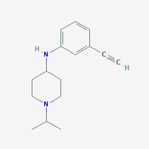 molecular formula C16H22N2 B1385821 N-(3-ethynylphenyl)-1-(propan-2-yl)piperidin-4-amine CAS No. 1021135-47-6