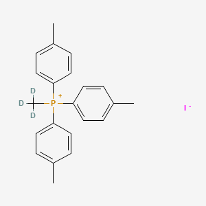 molecular formula C22H24IP B13858221 (Methyl)tri-4-tolylphosphonium Iodide-d3 