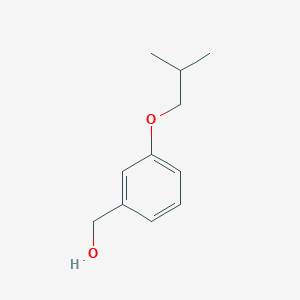 molecular formula C11H16O2 B1385823 [3-(2-Methylpropoxy)phenyl]methanol CAS No. 1021064-15-2