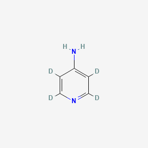 molecular formula C5H6N2 B13858312 4-Amino(pyridine-d4) 