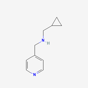 B1385842 (Cyclopropylmethyl)[(pyridin-4-yl)methyl]amine CAS No. 741698-95-3