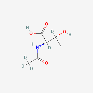 molecular formula C6H11NO4 B13858472 N-Acetyl-D3-L-threonine-2,3-D2 