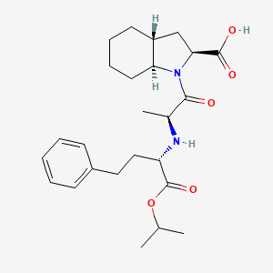 molecular formula C25H36N2O5 B13858491 Trandolaprilat isopropyl ester 