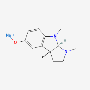 molecular formula C13H17N2NaO B13858493 Sodium (3aS,8aR)-1,3a,8-Trimethyl-1,2,3,3a,8,8a-hexahydropyrrolo[2,3-b]indol-5-olate 