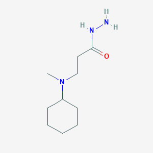 3-[Cyclohexyl(methyl)amino]propanohydrazide