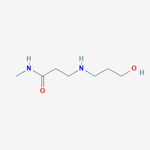molecular formula C7H16N2O2 B1385858 3-[(3-Hydroxypropyl)amino]-N-methylpropanamide CAS No. 1040692-57-6