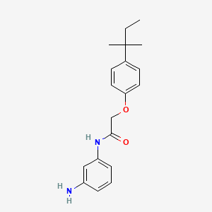 N-(3-Aminophenyl)-2-[4-(tert-pentyl)phenoxy]-acetamide