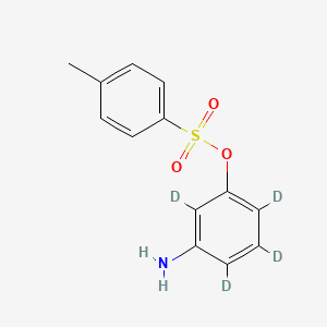 molecular formula C13H13NO3S B13858601 m-Aminophenyl Tosylate-D4 