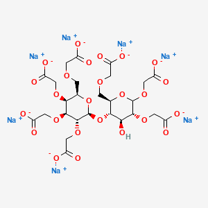 molecular formula C26H29Na7O25 B13858605 Carboxymethyl Lactose Sodium Salt 