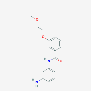 N-(3-Aminophenyl)-3-(2-ethoxyethoxy)benzamide