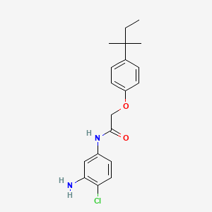N-(3-Amino-4-chlorophenyl)-2-[4-(tert-pentyl)-phenoxy]acetamide