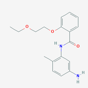 N-(5-Amino-2-methylphenyl)-2-(2-ethoxyethoxy)-benzamide