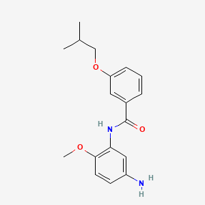 N-(5-Amino-2-methoxyphenyl)-3-isobutoxybenzamide