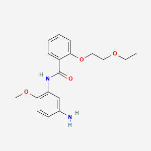N-(5-Amino-2-methoxyphenyl)-2-(2-ethoxyethoxy)-benzamide
