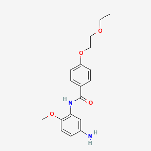 N-(5-Amino-2-methoxyphenyl)-4-(2-ethoxyethoxy)-benzamide