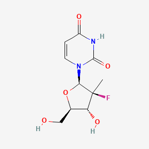 molecular formula C10H13FN2O5 B13858692 2'-epi-Sofosbuvir Desphosphate 