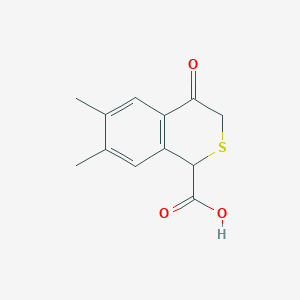 1H-2-Benzothiopyran-1-carboxylicacid, 3,4-dihydro-6,7-dimethyl-4-oxo-