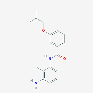N-(3-Amino-2-methylphenyl)-3-isobutoxybenzamide