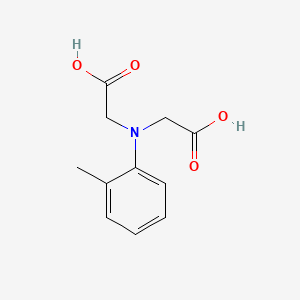 molecular formula C11H13NO4 B13858728 Glycine, N-(carboxymethyl)-N-(methylphenyl)- CAS No. 65155-54-6
