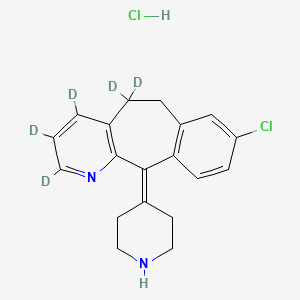 molecular formula C19H20Cl2N2 B13858736 Desloratadine-d5 Hydrochloride 