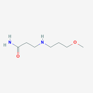 molecular formula C7H16N2O2 B1385874 3-[(3-Methoxypropyl)amino]propanamide CAS No. 1040687-85-1
