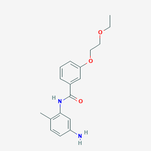 N-(5-Amino-2-methylphenyl)-3-(2-ethoxyethoxy)-benzamide