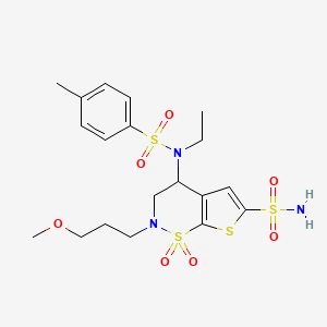 molecular formula C19H27N3O7S4 B13858839 4-Tosyl Brinzolamide 